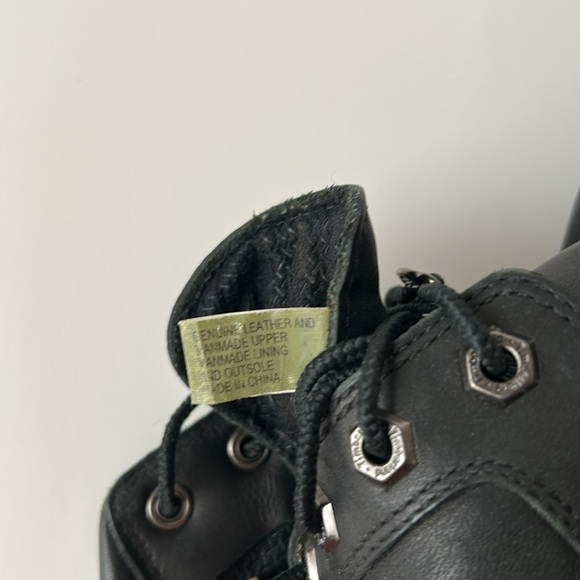 Timberland Black Leather Size 6 Lace up Hiking Boots - Picture 9 of 9